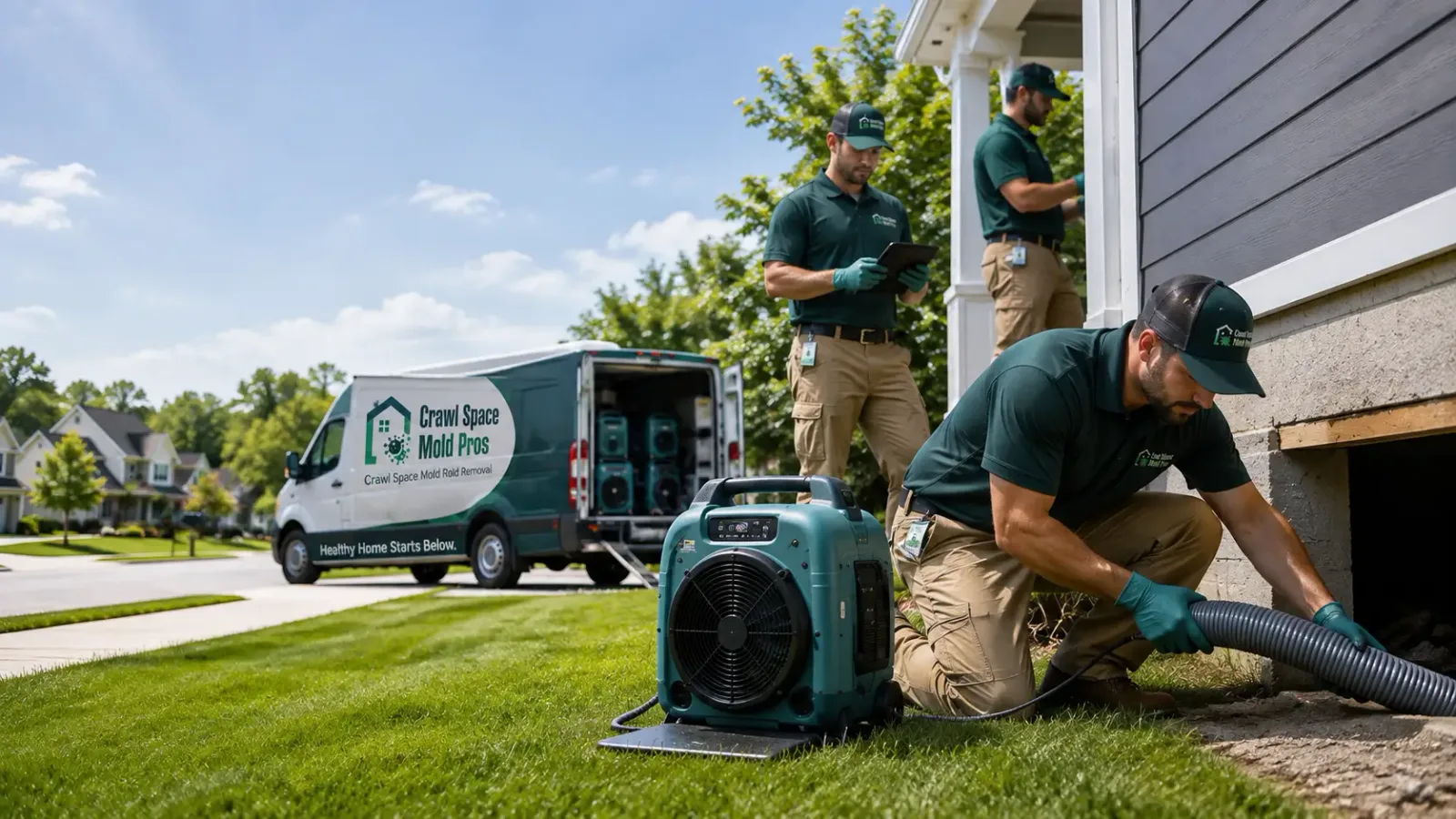Crawl Space Mold Removal in Shutesbury, MA